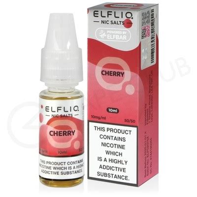 Cherry Nic Salt E Liquid By Elf Bar Elfliq 4 For 10 Multi Buy