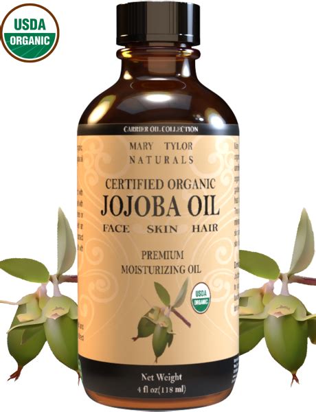 Organic Jojoba Oil 4 Oz By Mary Tylor Naturals