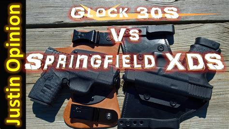 Glock 30s Vs Springfield Xds Slug Fest Youtube