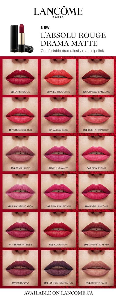 A New Matte Lipstick Has Arrived From Lancôme Labsolu Rouge Drama