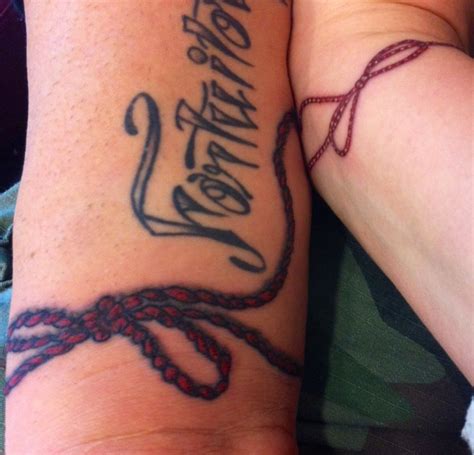 Red String Of Fate Tattoo Me And Milos New Ink Dragon Tattoo Meaning Meaning Of Arrow