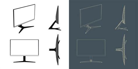 Curved Monitor Vector Art, Icons, and Graphics for Free Download