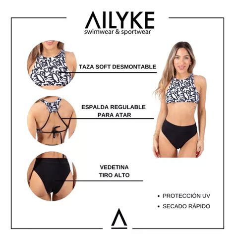 Top Y Vedetina Malla Mujer Ailyke Bikini Traje De Ba O En Venta En