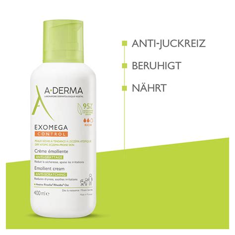 A Derma Exomega Control Creme R Ckfettend Milliliter Medpex