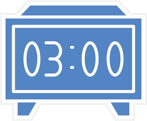 Digital Clock Vector Icon Design 22890138 Vector Art at Vecteezy