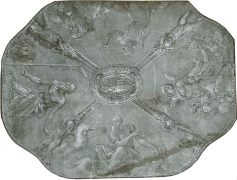 Sketch For The Ceiling Fresco In The Capella D Eleonora Di