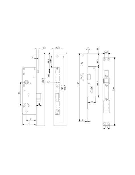 Cerradura Electroretractil Tcp Tesa