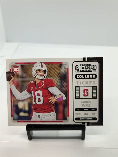 Panini Chronicles Contenders Draft Picks Tanner Mckee College