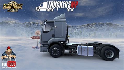 Ets V Truckers Mp Multiplayer Winterland Ab Durch Den Schnee