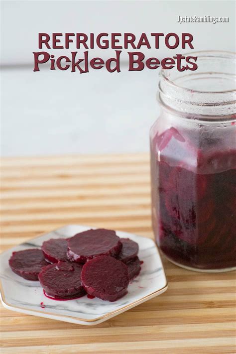 This Homemade Pickled Beet Recipe Is Ready To Eat In Hours And Is A Delicious Way To Add A Sweet