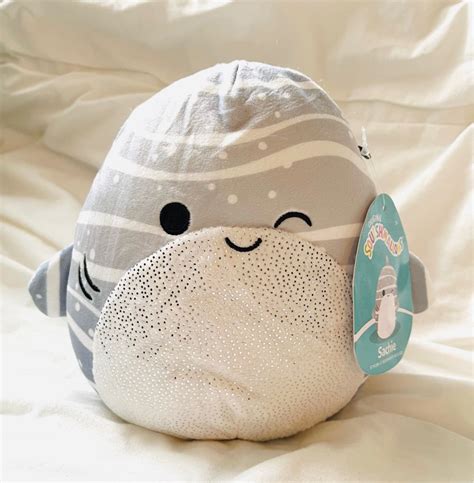 Sachie 7” Squishmallow Whale Shark Hobbies And Toys Toys And Games On