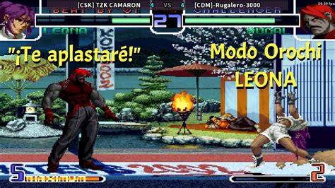 KOF 2002 LA Mejor Leona MÉXICO desafía Al Mejor Rugal PERÚCUIDADO