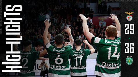 Resumo Andebol SL Benfica 29 36 Sporting CP YouTube