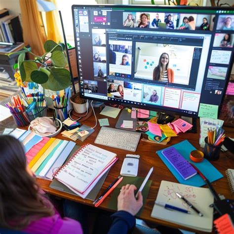 virtual meeting setup image virtual meeting remote