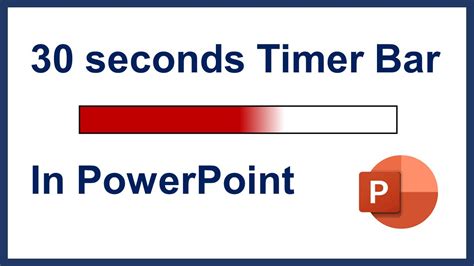 How To Add A Seconds Timer Bar In Powerpoint Powerpoint Tutorials