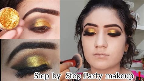 Step By Step Party Makeup Tutorial For Beginners Party Make Up Karne