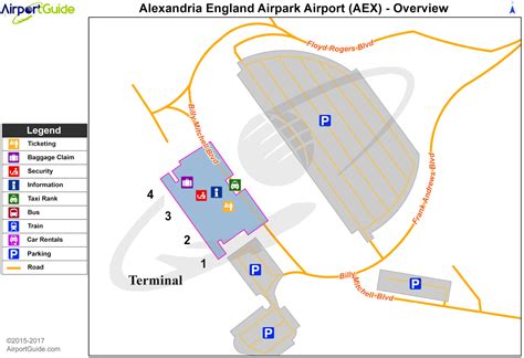 Alexandria Alexandria International Aex Airport Terminal Maps