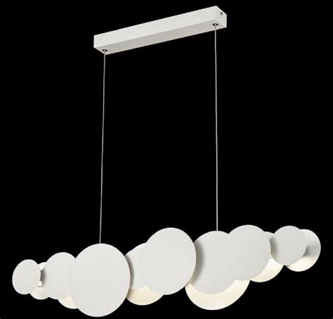 Casa Padrino Lampe Suspendue Led Design Blanc Argent X X H