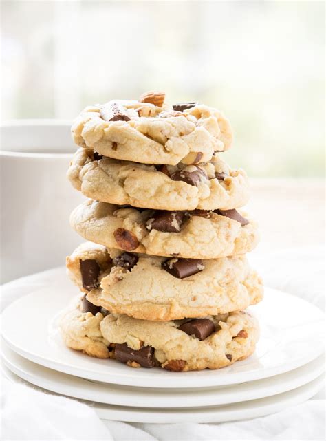 Almond Toffee Chocolate Chunk Cookies - I Wash You Dry