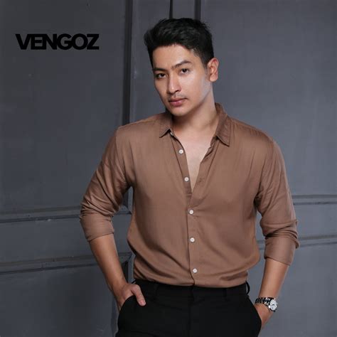 Jual Vengoz Kemeja Pria Slim Fit Viscose Ultra White Shopee Indonesia