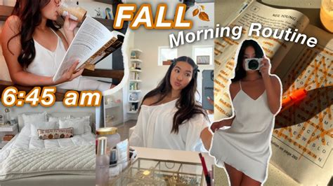 My Fall Morning Routine Caroline Manning Youtube