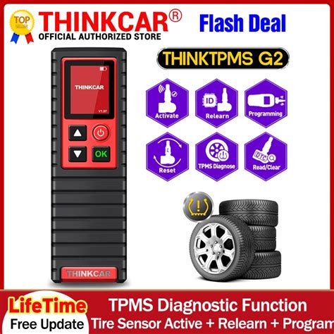 THINKCAR THINKTPMS G2 TPMS 자동차 타이어 압력 진단 도구 자동차 TPMS 센서 Activator 프로그래밍