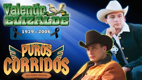 Valentin Elizalde Mix Corridos Con Banda El Gallo De Oro