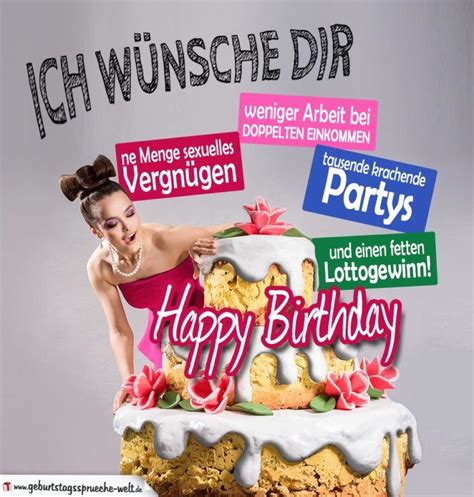 Humorvolle Karte Gro E Torte Zum Geburtstag Birthday Cards For Women