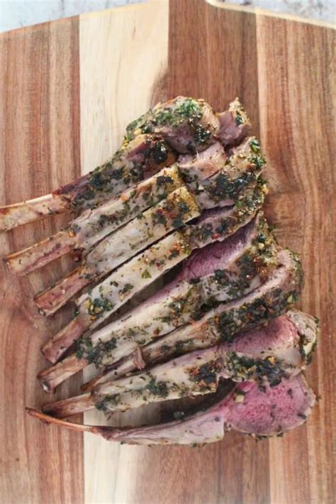 Rack Of Lamb Recipe With Herb Crust • The Wicked Noodle