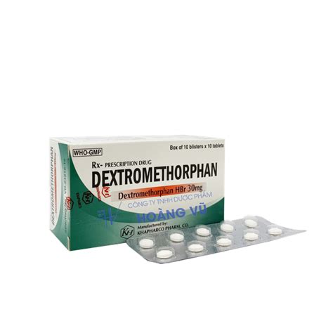 Dextromethorphan 30mg Duochoangvuhcm