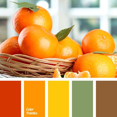 orange and light green | Color Palette Ideas