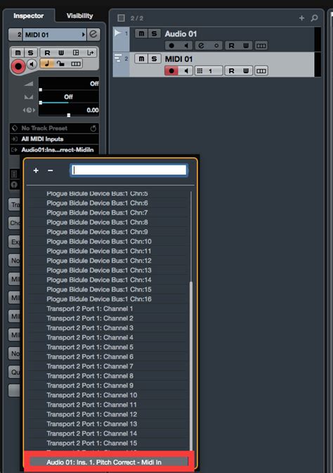 How To Pitch Correct With External Midi Note Cubase Steinberg Forums