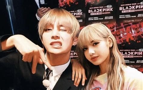 V de BTS y Lisa de BLACKPINK demuestran que son más unidos de lo que