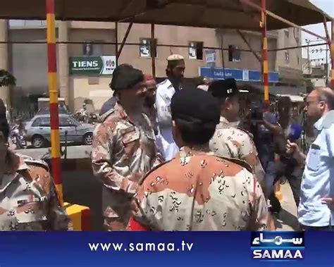 No Go Areas No More In Karachi Claims Dg Rangers Video Dailymotion