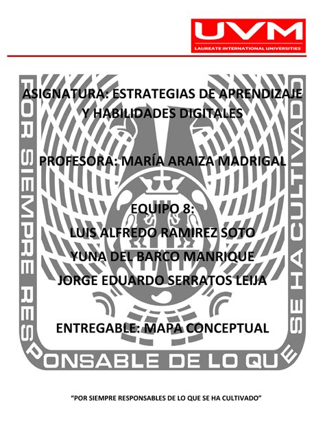 A5 EQ8 Estrategias De Aprendizaje Y Habilidades POR SIEMPRE