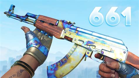 INSPECT AK 47 BLUE GEM 661 FN StatTrak YouTube