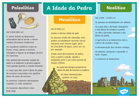 A Primeira Fase Da Idade Da Pedra - A Evolução da Idade da Pedra | PDF | Idade da Pedra | Paleolítico