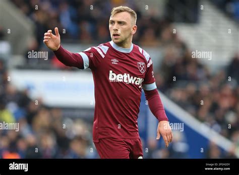 Jarrod Bowen In Action For West Ham United At The Amex Stadium Stock