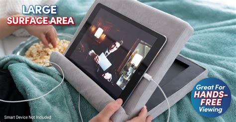 Pillow Pad Fold Away | Hands-Free, Multi-Angle Tablet Stand