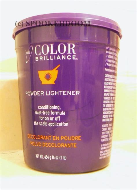 Spookehdoom Review Ion Color Brilliance Powder Lightener