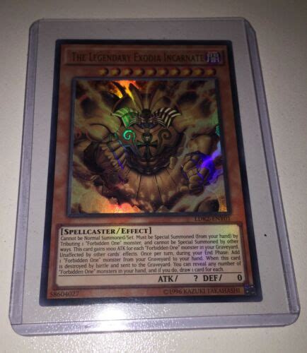 Yugioh The Legendary Exodia Incarnate Ldk Eny Ultra Rare St Ed