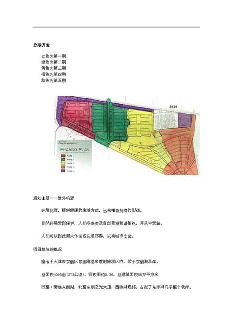 天津万科东丽湖规划与定位分析doc工程项目管理资料土木在线