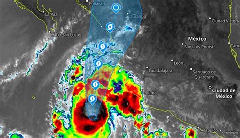 Nayarit Jalisco Colima y Sinaloa en Alerta por el Huracán Orlene