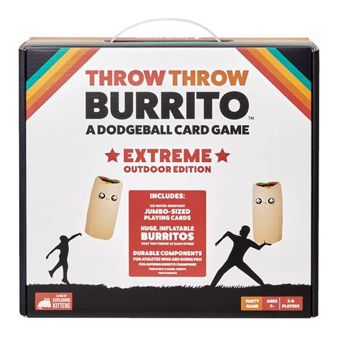 Throw Throw Burrito Extreme Outdoor Edition En Tower Tactic Games