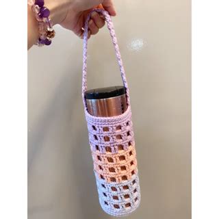 Tyeso Tumbler Cover Crochet Sarung Botol Air Kait Handmade Bottle