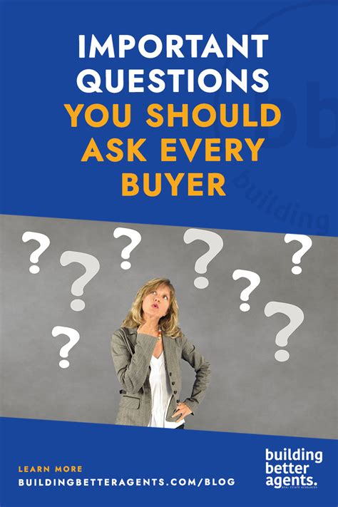 Important Questions You Should Ask Every Buyer Building Better Agents