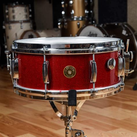 Gretsch Drums Usa Custom 131822 Drum Kit W55x14 Snare Drum Red Spa