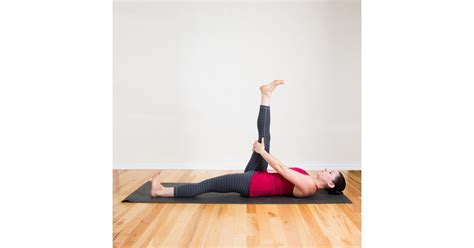 Lying Hamstring Stretch | POPSUGAR Fitness