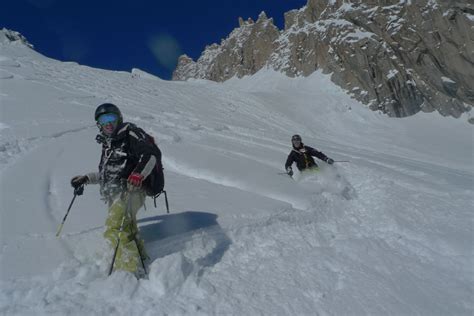 VALLEE BLANCHE SKI GUIDE, ski guiding in the vallee blanche Chamonix, with our Chamonix Ski Guides