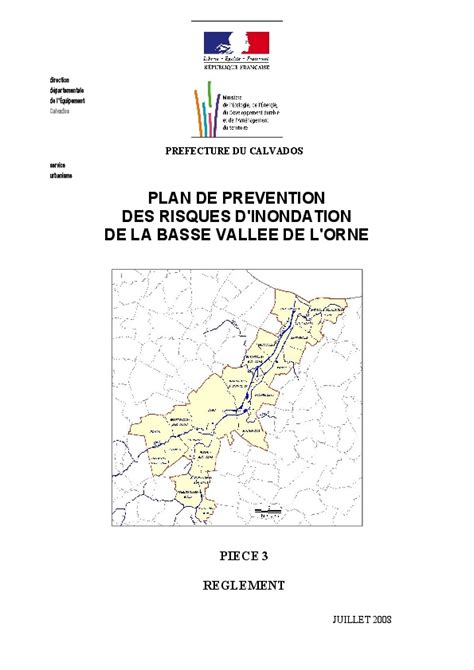 Reglement Ppri 2008 V1 Ranville Site Officiel De La Ville